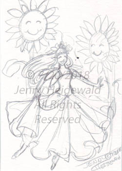 Sunflower Dance by Jenny Heidewald